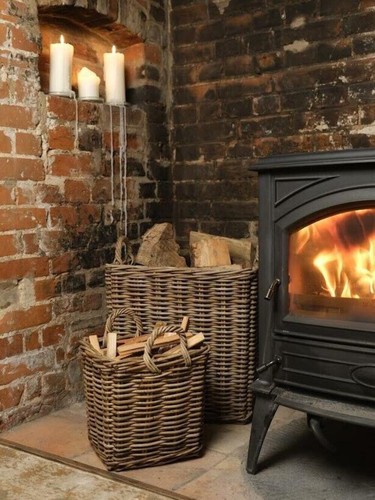 Square kubu wicker rattan - wicker,