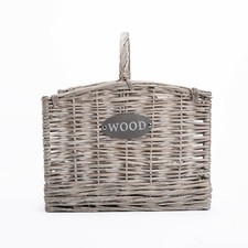 Large Grey Washed Wicker
