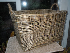 Rustic Large  Basket 2 Handles