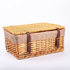Natural Wicker Storage Hamper