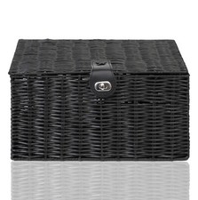 Resin Woven Hamper Storage
