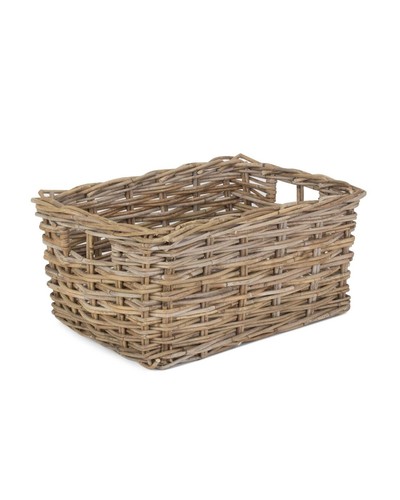 Deep wicker rattan storage - deep,