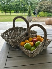 Kubu Grey Trug Wicker Shopper