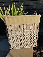 Square Driftwood-wash Wicker