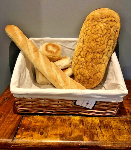 Hamper bread display - hamper,