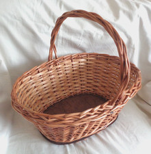 Large Oval Rustic Wicker