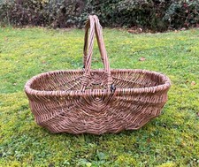 large wicker trug basket
